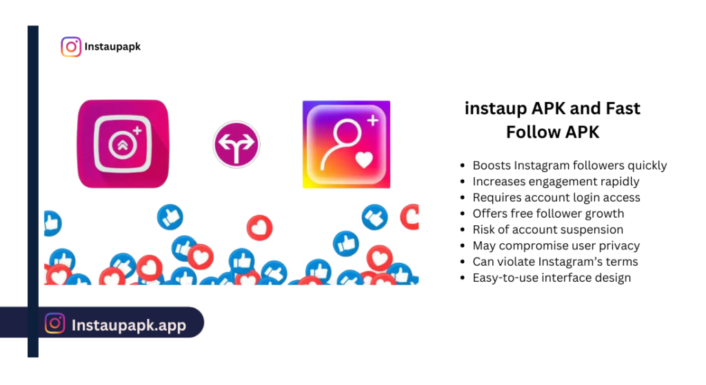 Instaup APK VS Fast Follow APK