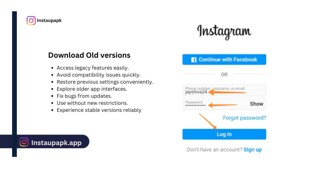 Download InstaUp APK Old Versions – Safe & Free